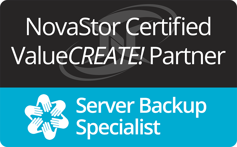 Certified Value Create Novastor Partner & Server Backup Specialist